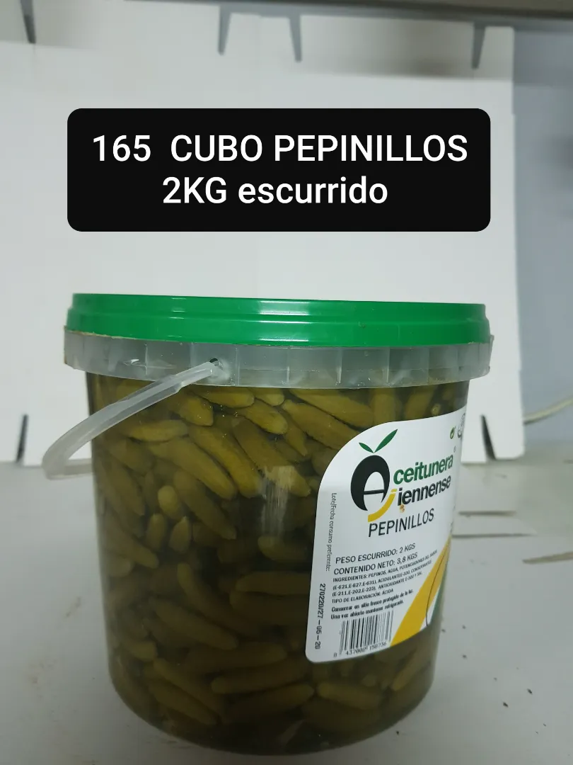 La Valdepeñera cubo de pepinillos